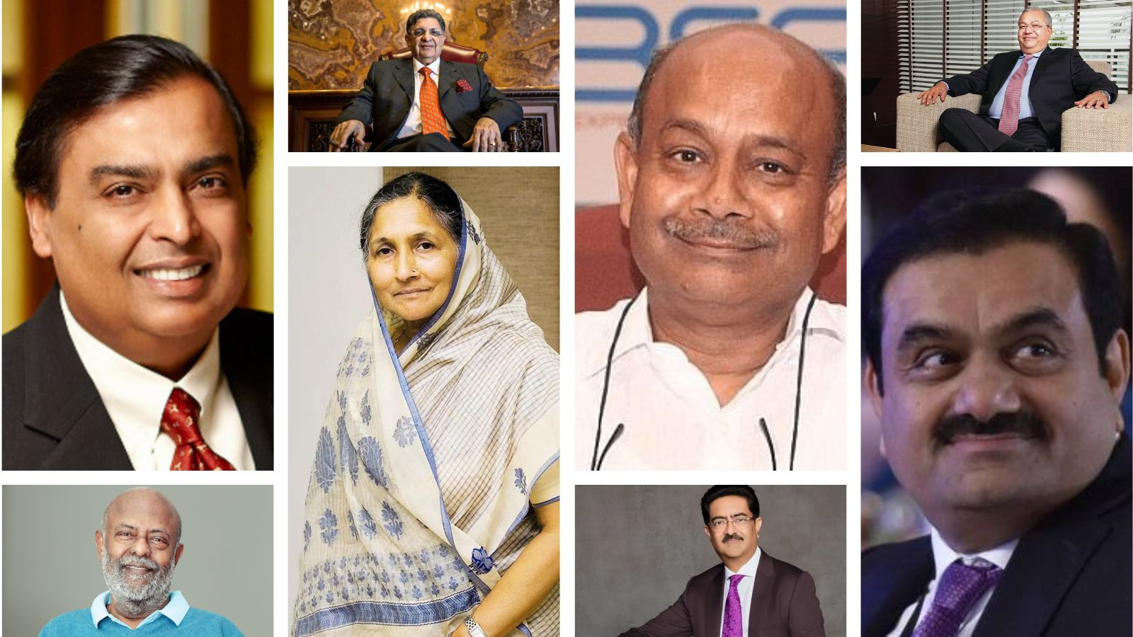 Top 10 Richest People in India In 2025