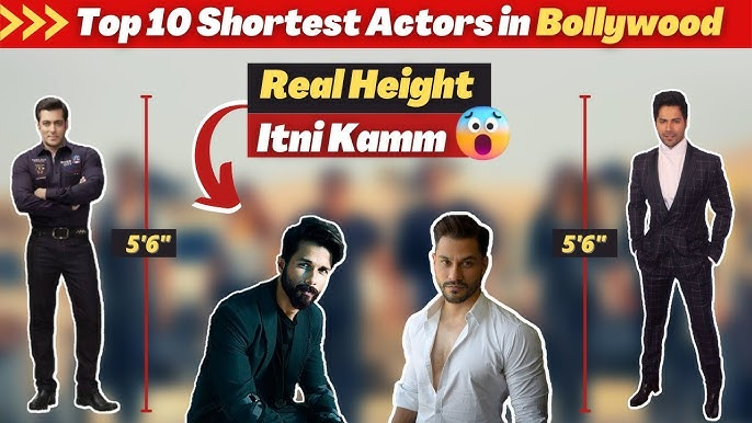 Top 10 Actors Who Are Short-Heighted In Bollywood In 2025