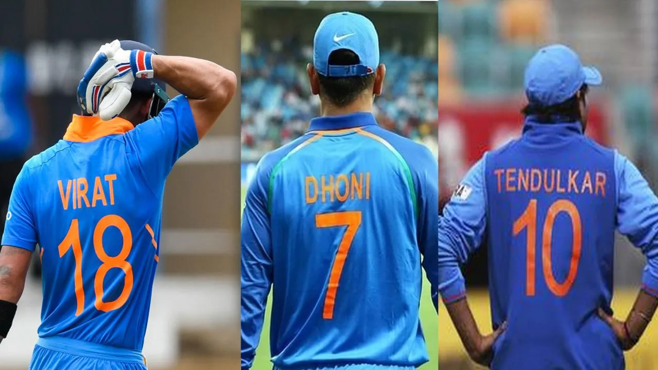 Top 10 Jersey Numbers In Cricket Till 2025