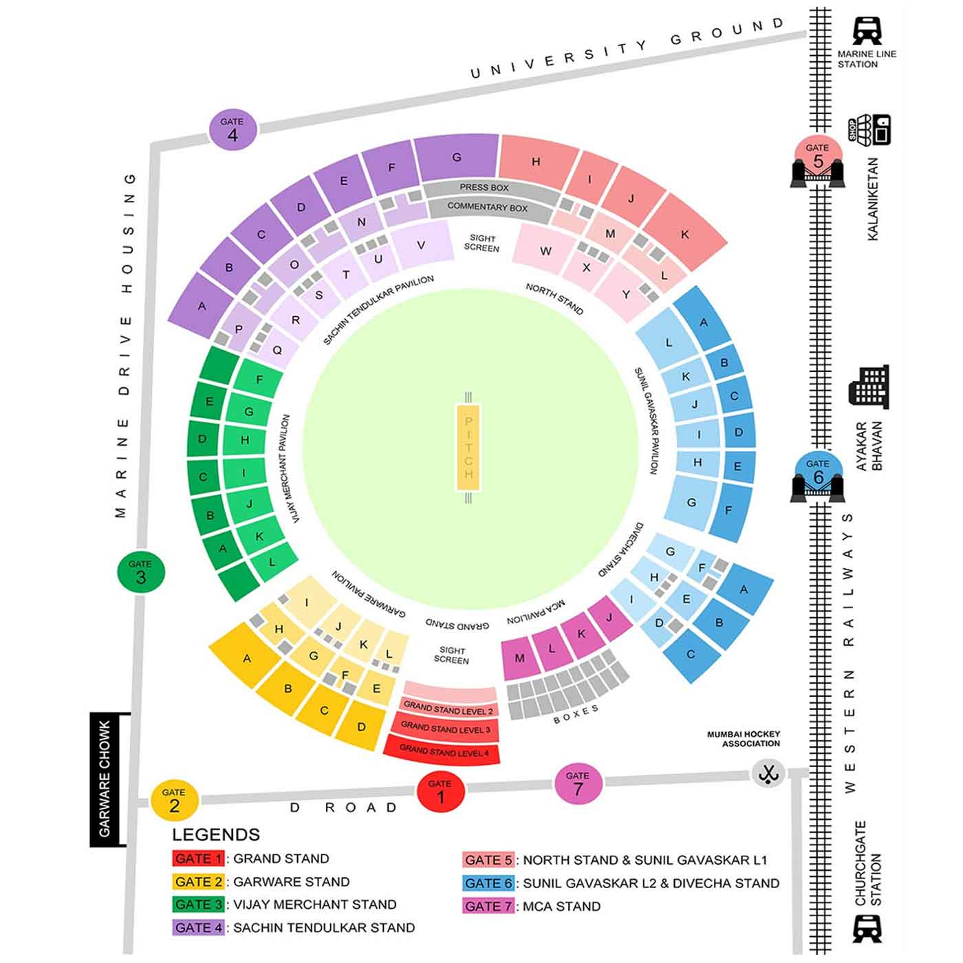 Wankhede Stadium: Layout, Seating Plan, and Ticket Prices