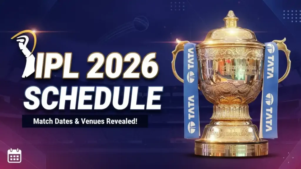 IPL 2026 Schedule: Time Table, Venues, Match List, Points