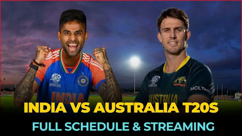 IND vs AUS T20 2025 Schedule: Dates, Venues & Match details