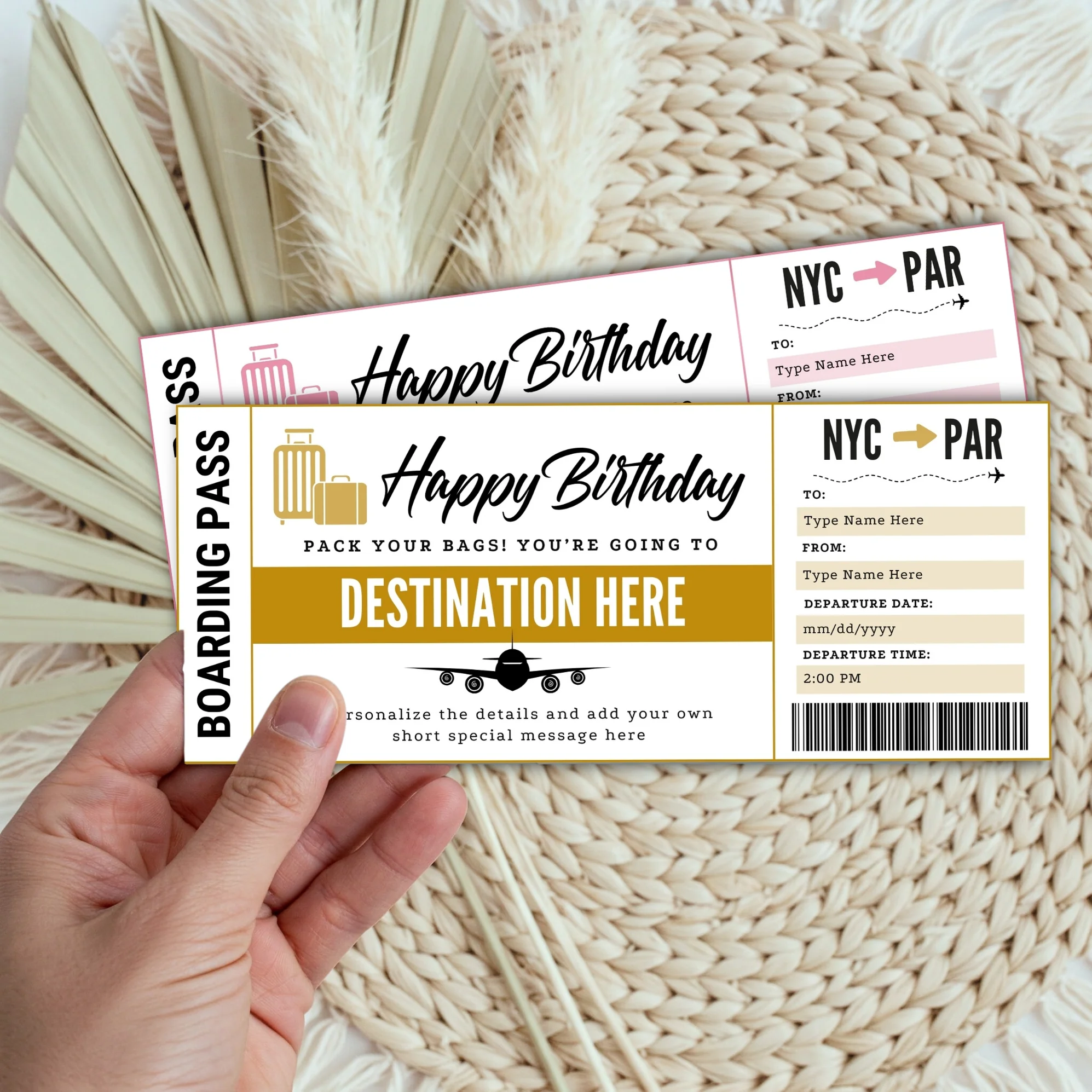 Know About Free Boarding Pass Template for making a Surprise Gift In 2026